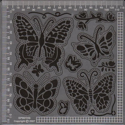 Ecstasy Crafts Exclusive Templates Small -Butterflies