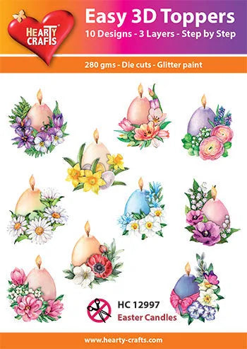 Bougies 3D-Toppers Faciles Pâques