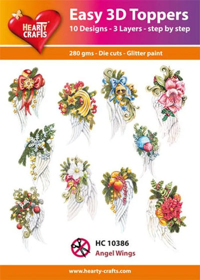 Hearty Crafts Ailes d'ange 3D faciles à assembler