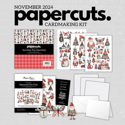 Kit de découpage sur papier « Joies des Fêtes Novembre » 33366