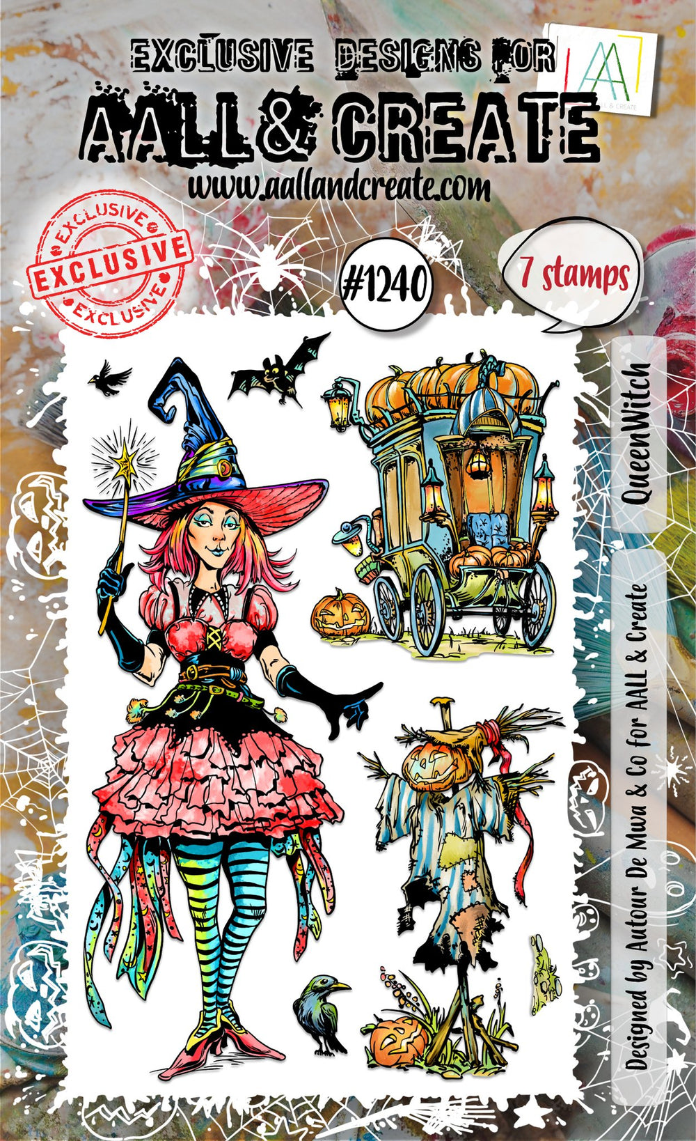 AALL and Create - A6 Stamp Set - QueenWitch — Ecstasy Crafts