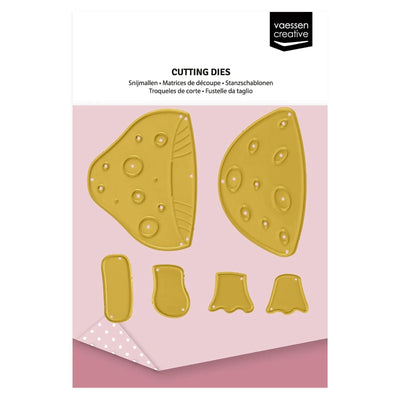 Vaessen Creative • Matrices de découpe Construire un champignon 6 pièces