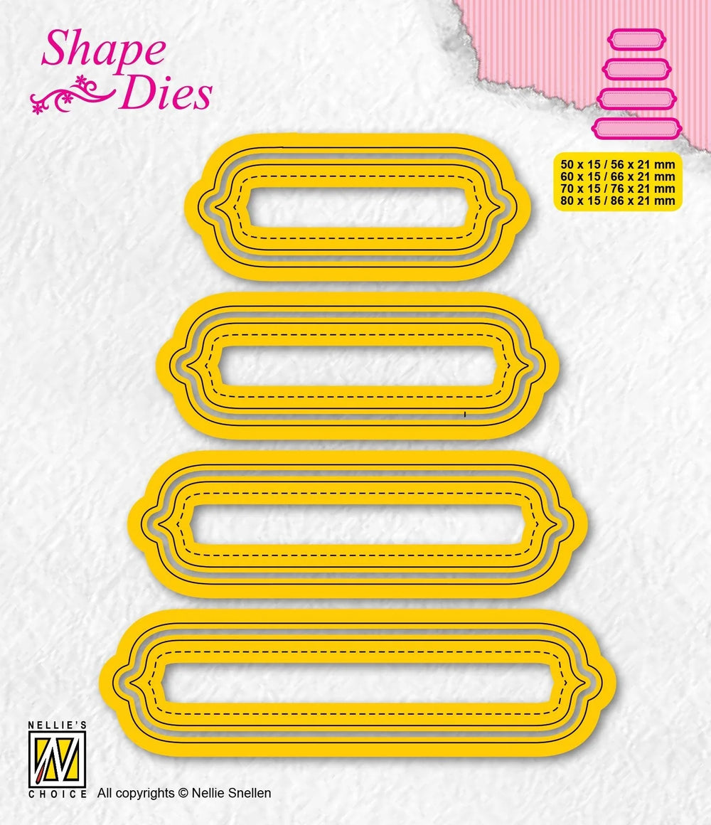 Shape Dies Set Of 4 Tags-6