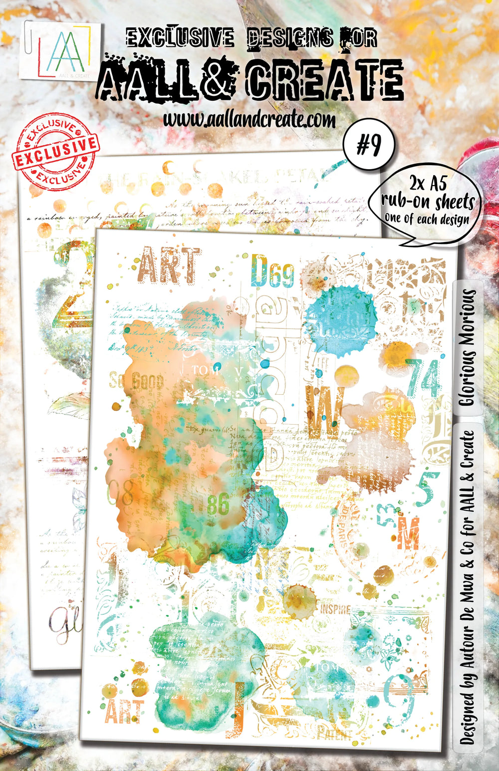 AALL and Create Rub-Ons - Glorious Morious