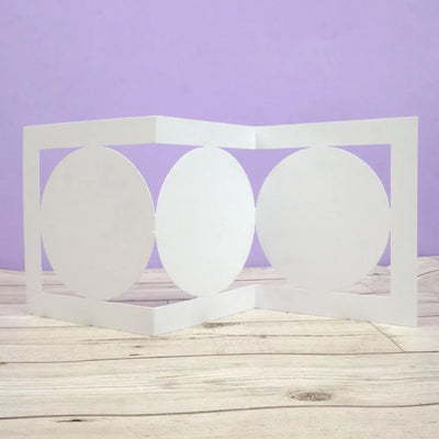 Cartes de Luxe Pré-découpées et Enveloppes - Trio Cercle Panneau