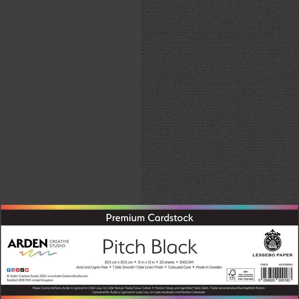 Arden Creative Studio Premium Cardstock 12in x 12in 300gsm 20 Pack