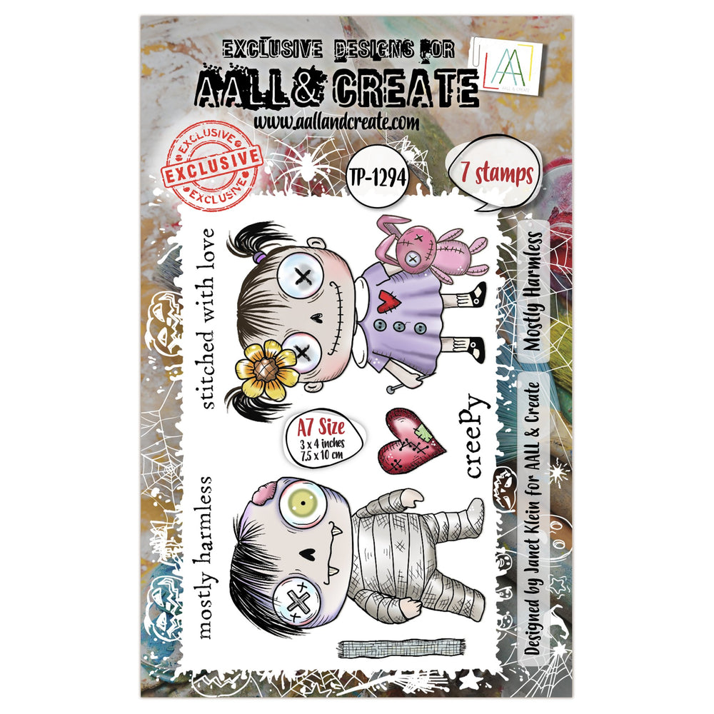 AALL and Create - A7 Stamp Set - Mostly Harmless — Ecstasy Crafts
