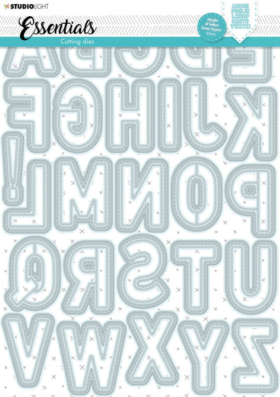 SL Matrices de découpe Grandes Lettres Essentielles 210x297x1mm 54 PCS no.185