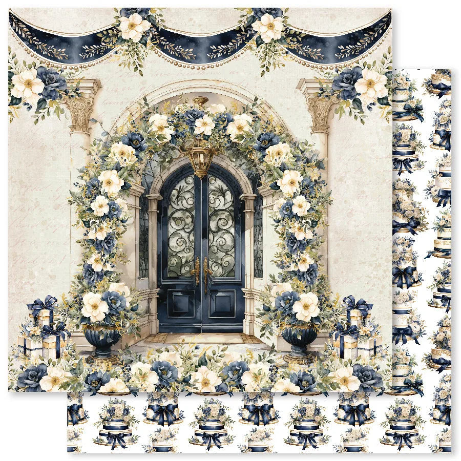 Wedding Blooms A 12x12 Paper (12pc Bulk Pack) 31704