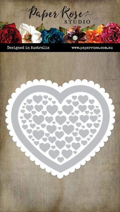 Juliet Scalloped Heart Frame Metal Cutting Die 31611