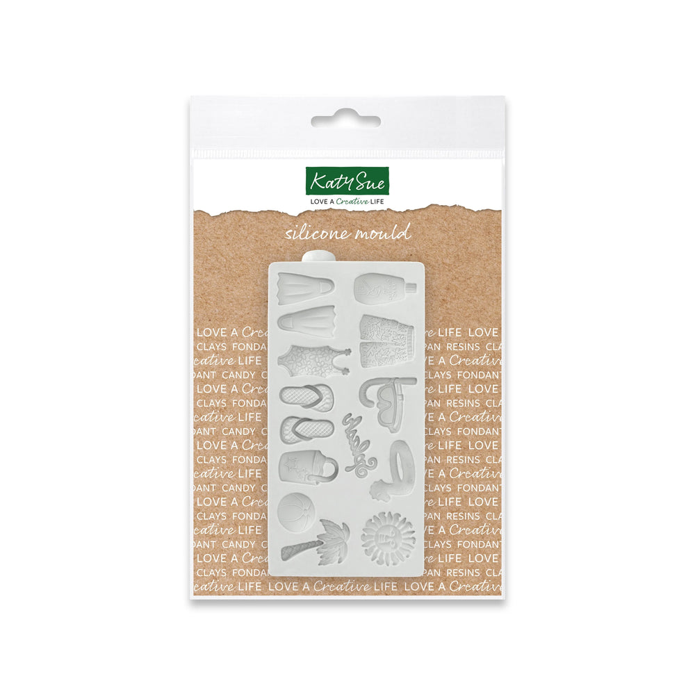 Moule en silicone : Mini-set de plage