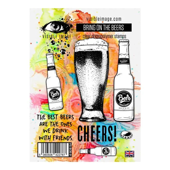 Set de tampons Visible Image Bring On The Beers - A6