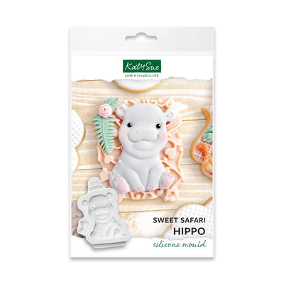 Moule en silicone hippopotame Safari Doux