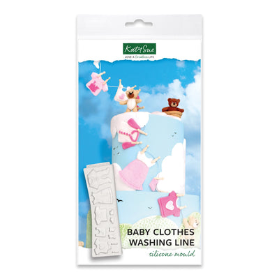Moule en silicone Ligne de vêtements pour bébé