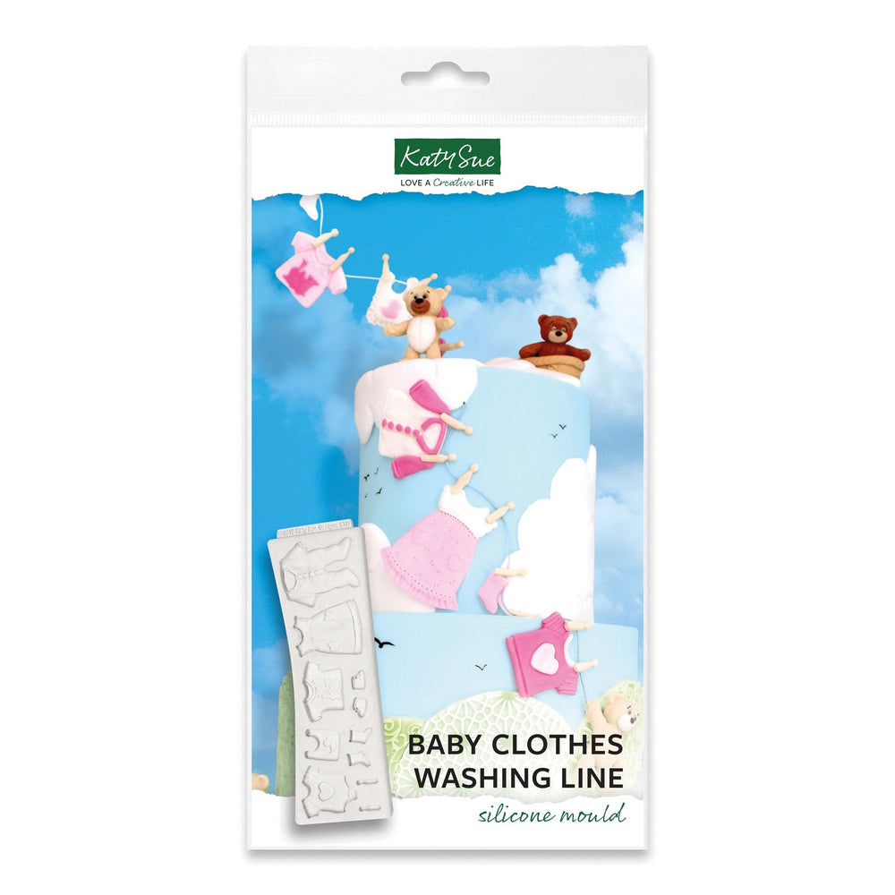 Baby Clothes Washing Line Silicone Mould — Ecstasy Crafts