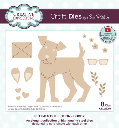 Creative Expressions Sue Wilson Pet Pals Buddy Die de Bricolage
