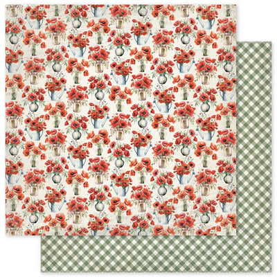 Poppy Garden Basics B 12 x 12 Paper (12 pc Bulk Pack) 34650