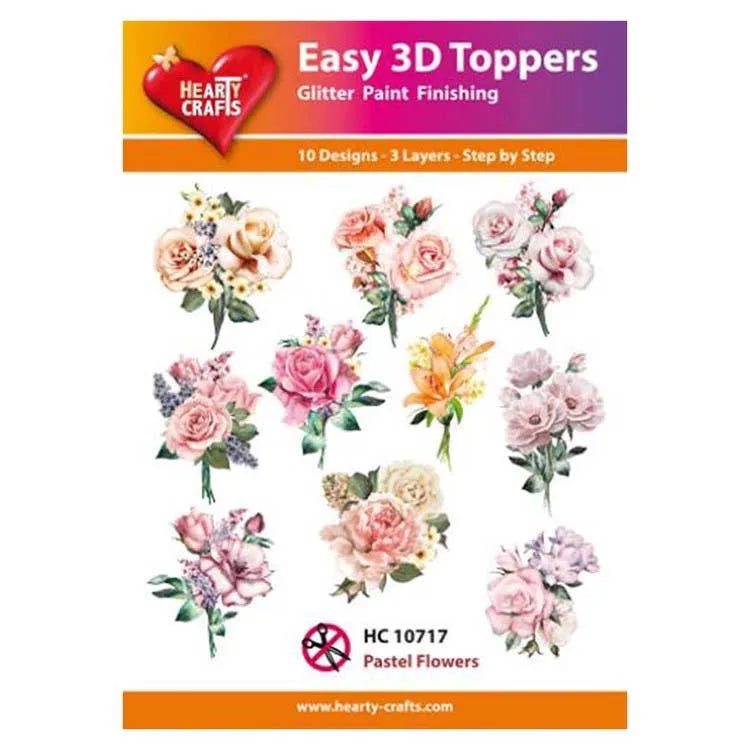 Hearty Crafts Fleurs Pastel Faciles 3D
