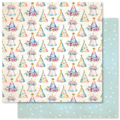 Basiques Amusants d'Anniversaire F Papier 12 x 12 (Paquet en Gros de 12) 33300