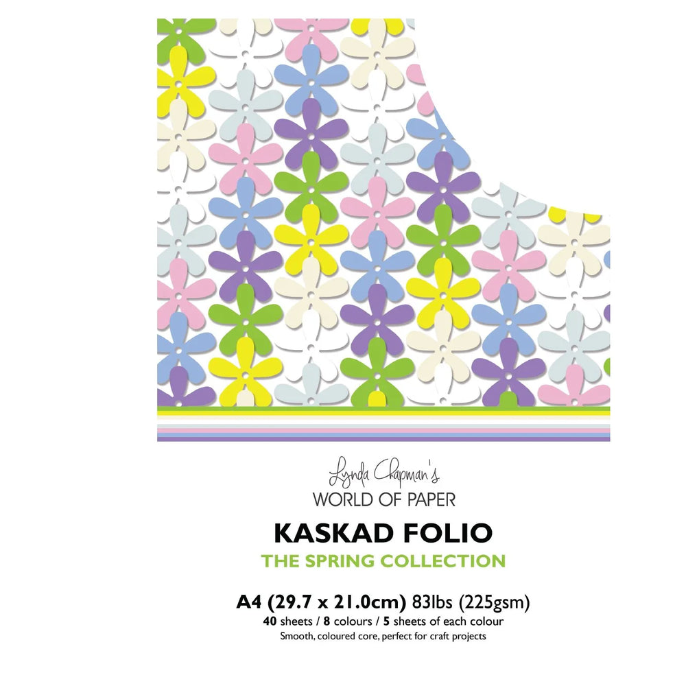 Collection Printemps Kaskad Folio Carte de base 225gsm A4 40 feuilles