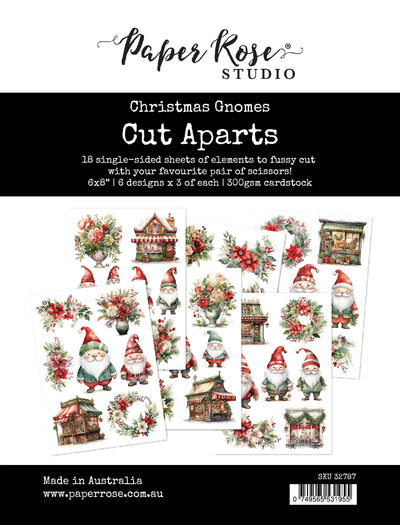 Lot de découpes de gnomes de Noël en papier 32787