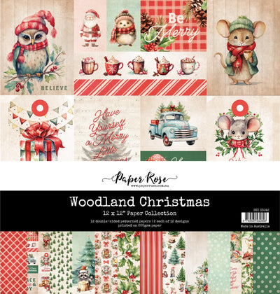 Collection de papier Woodland Christmas 12x12 33042