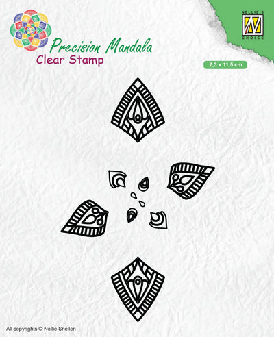 Nelle Choice Précision Tampon - Mandala 1