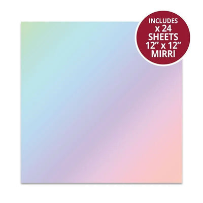 Carte Mirri - 12" x 12" Holographique Arc-en-ciel