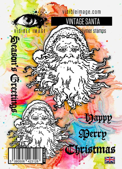 Visible Image Vintage Santa - A6 Stamp Set