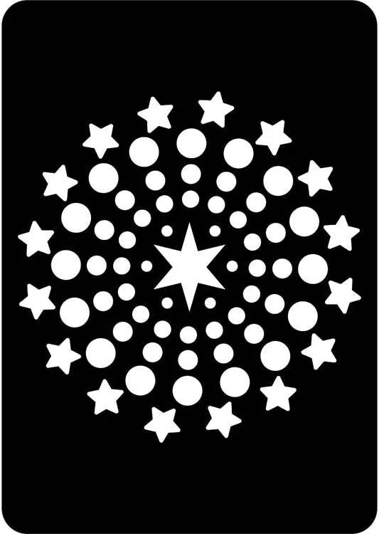 Creative Expressions Mini Stencil Shooting Stars