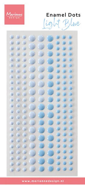 Marianne Design Points Émaillés - Bleu Clair Bicolore