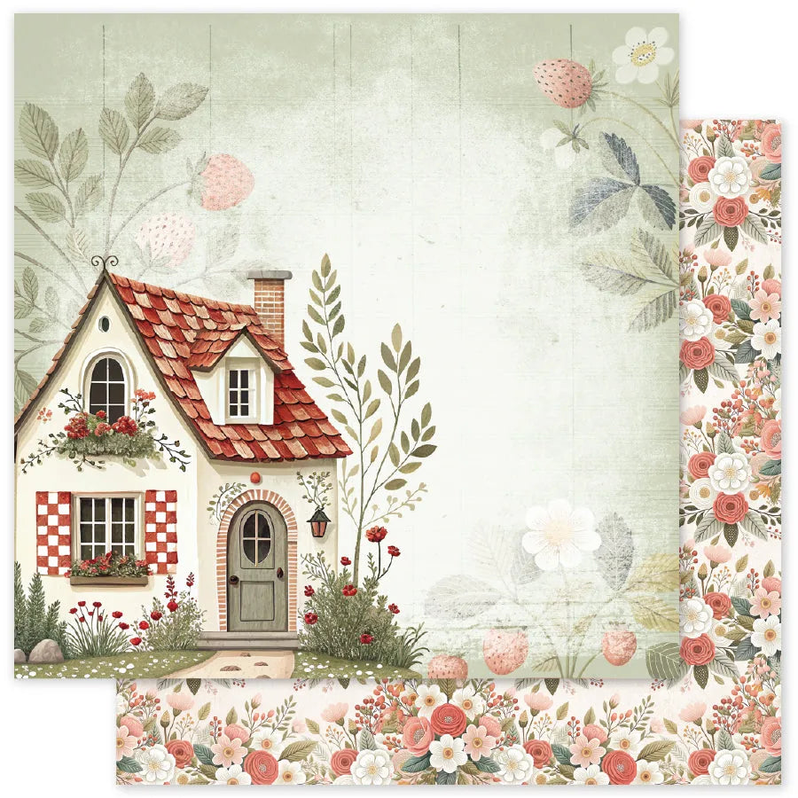 Strawberry Friends C 12 x 12 Paper (12 pc Bulk Pack) 34869