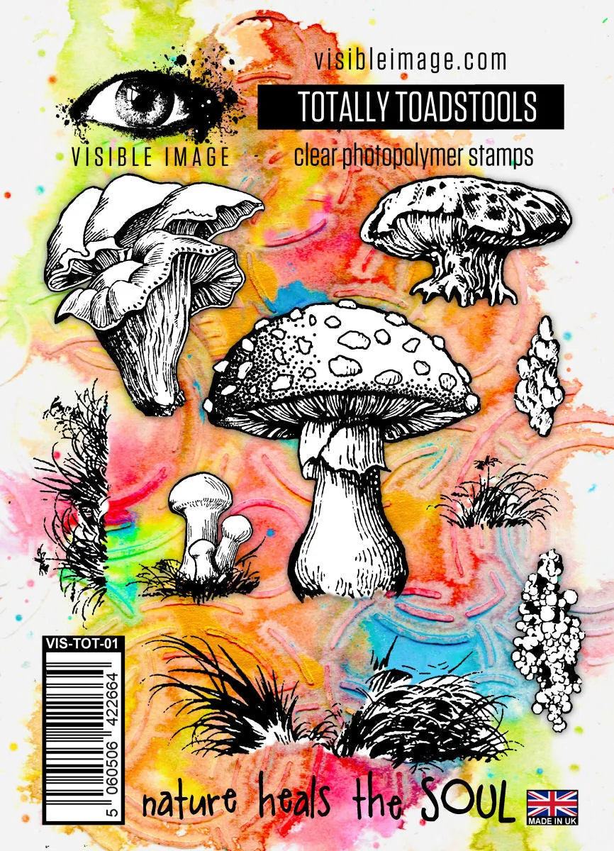 Visible Image Totally Toadstools - Ensemble de tampons A6