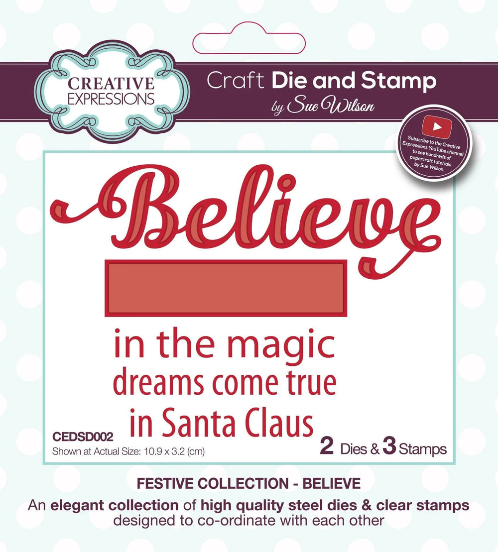 Ensemble Dies Festive Believe par Sue Wilson