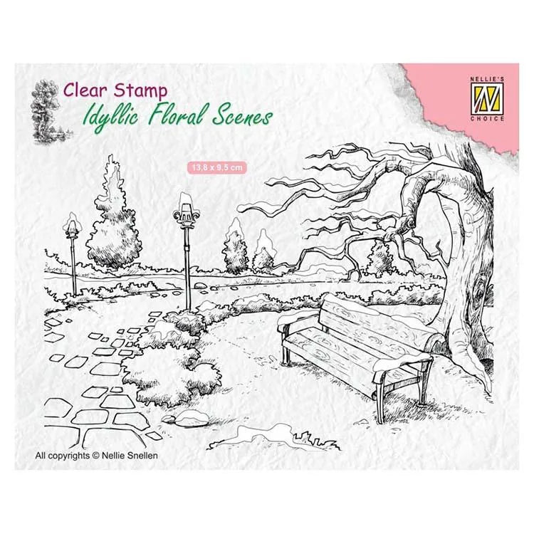 Nellie's Choice Tampon Hivernal Parc avec Banc