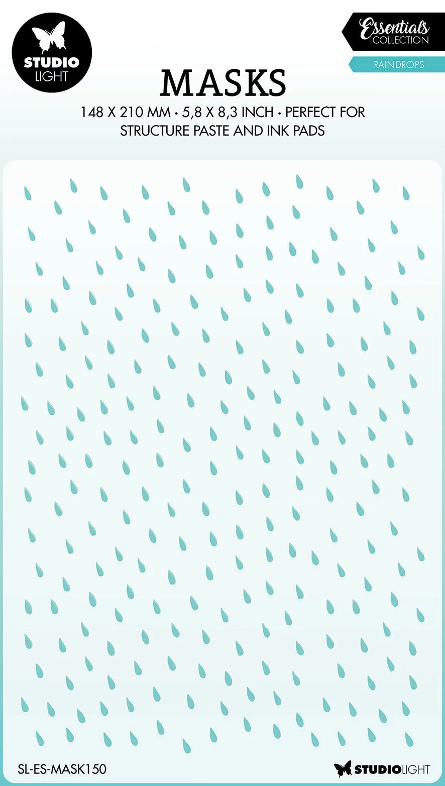 SL Masque Raindrops Essentials 150x210x1mm 1 PC no.150