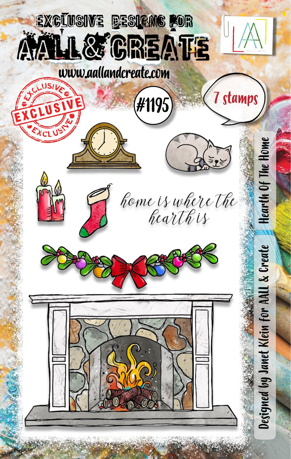 AALL and Create - A7 Stamp Set - Hearth Of The Home — Ecstasy Crafts