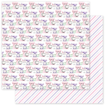 Little Bakers Motifs Papier C 12x12 (Paquet en vrac de 12) 35038