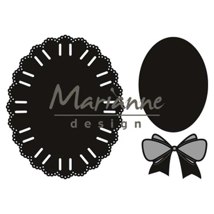 Marianne Design Craftables Ovale Ruban Découpe