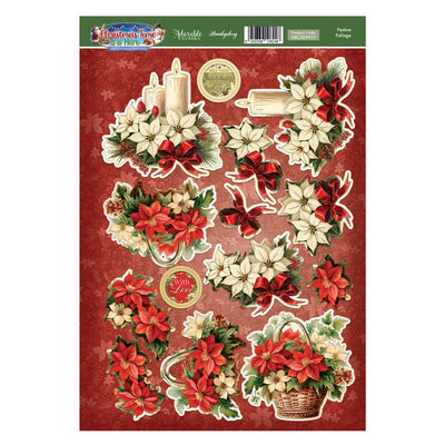 Feuillage festif - Planche de toppers à découpage