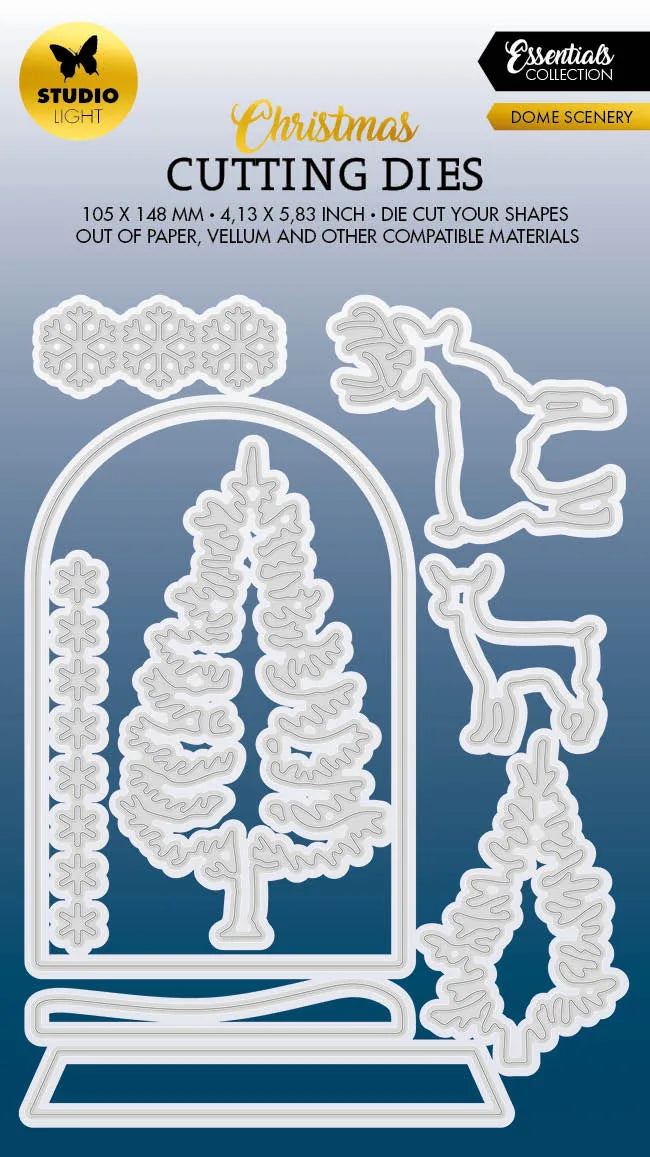 SL Matrices de découpe Dôme Scenery Essentials 106x146x1mm 9 PCS no.557