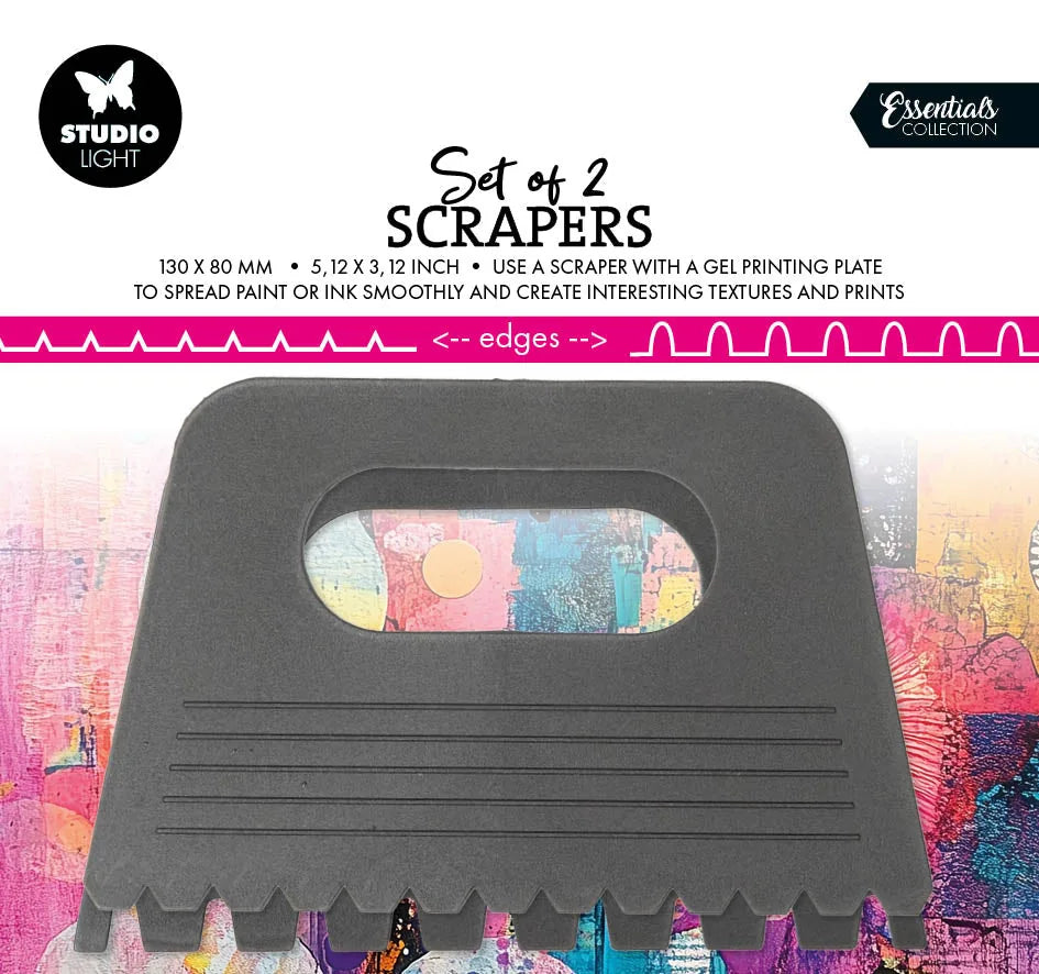 Ensemble de 2 grattoirs SL 160x150x4mm 2 pièces
