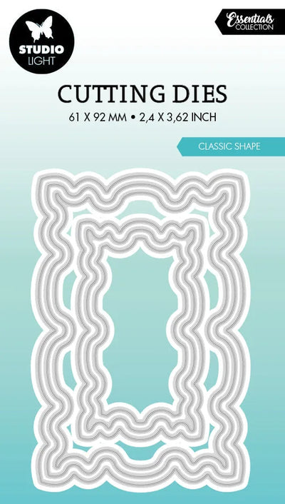 SL Matrices de découpe Formes emboîtables classiques 61x92x1mm 6 PCS no.442