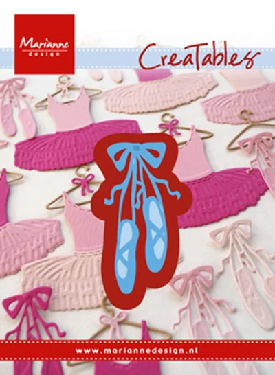 Marianne Design : Chaussures de ballet Creatables - Pochoir