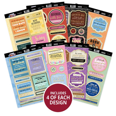 Kit de décorations de luxe Hunkydory Humour