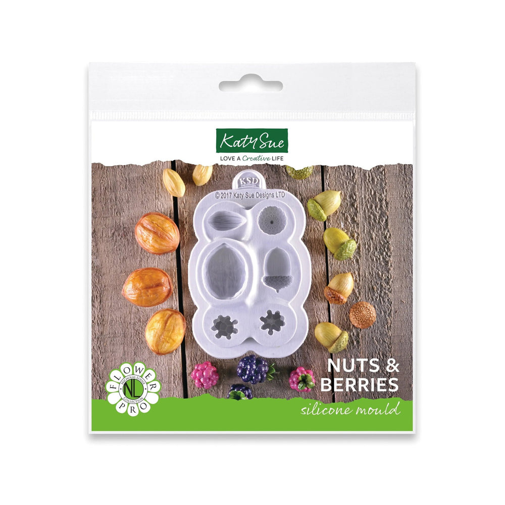 Flower Pro Nuts & Berries Silicone Mould — Ecstasy Crafts