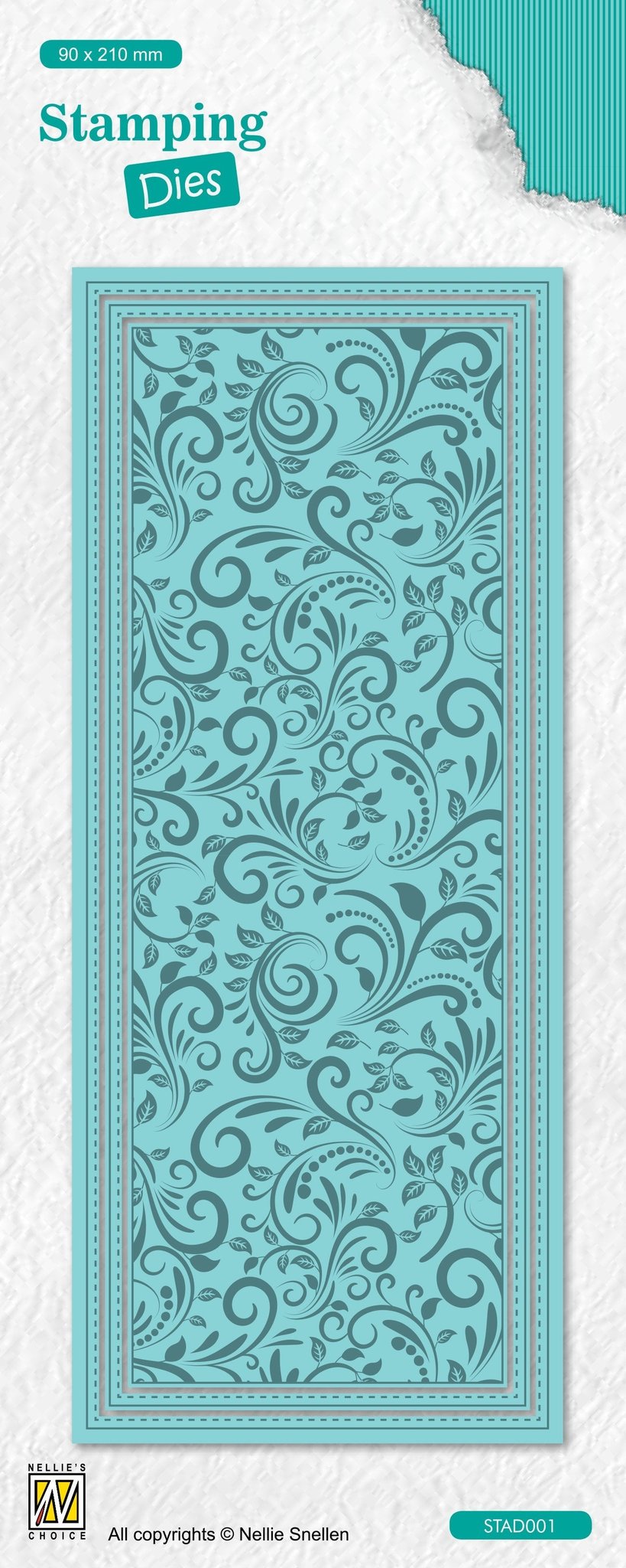 Nellie's Choice Stamping Die Slimline - Flowers — Ecstasy Crafts