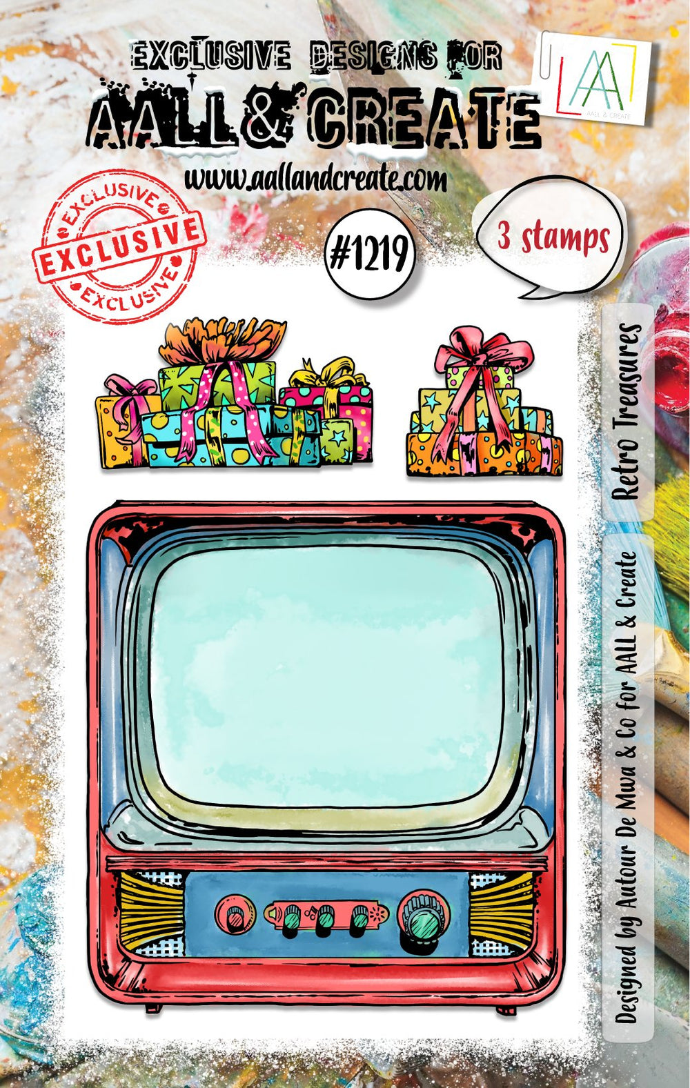 AALL and Create - A7 Stamp Set - Retro Treasures — Ecstasy Crafts
