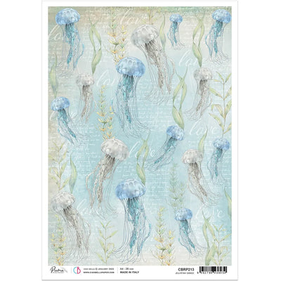 Ciao Bella Rice Paper A4 Jellyfish Dance