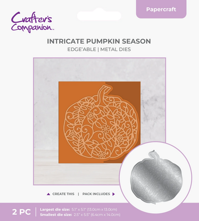 Crafter's Companion Die Set Intricate Pumpkin Season
